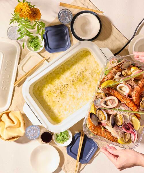 コンパクトホットプレート用スチーマー(1段) の通販 | BRUNO online