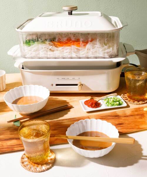 コンパクトホットプレート用スチーマー(1段) の通販 | BRUNO online