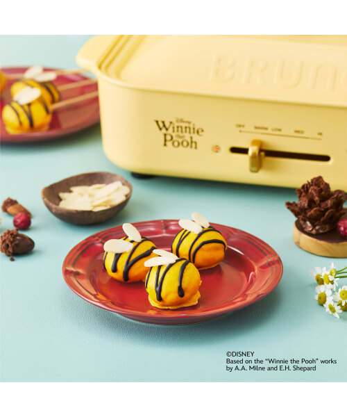 Pooh コンパクトホットプレート ハニーイエローの通販 | BRUNO online