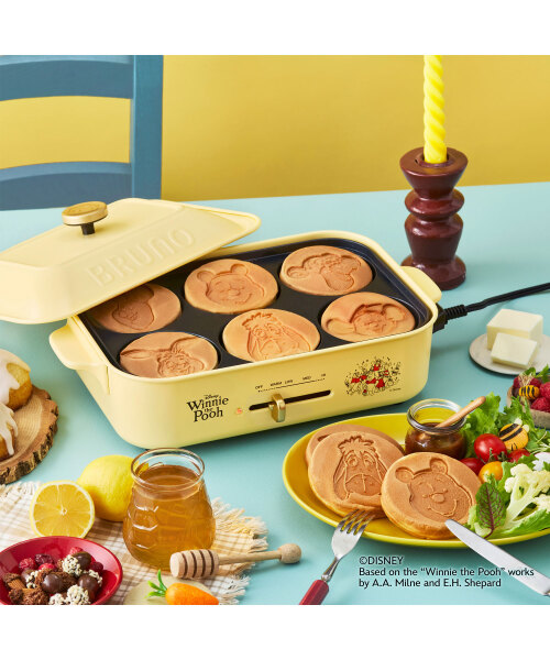 Pooh コンパクトホットプレート ハニーイエローの通販 | BRUNO online