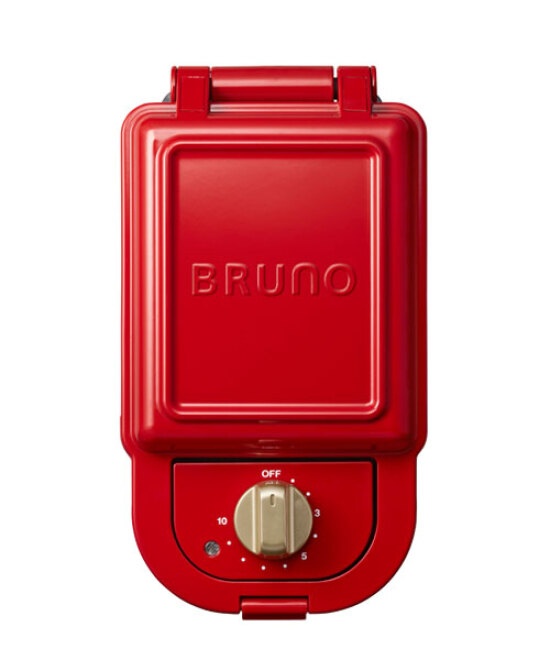 ホットサンドメーカー シングル レッドの通販 Bruno Online 旧idea Online