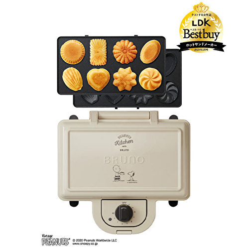 イデアインターナショナル プロダクト詳細 Peanutsホットサンドメーカーダブル プレートセット
